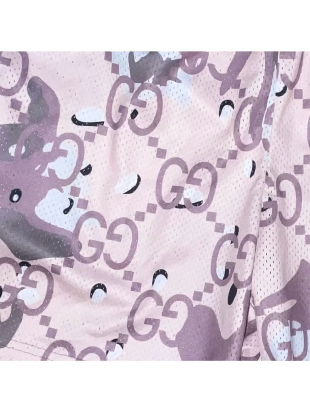 Bravest Studios GUCCI BIG GG All Over Print AOP Athletic Mesh Sports Shorts XXL